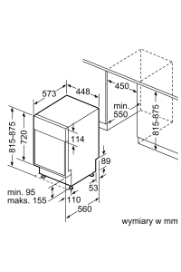 Obrázok pre Vestavná myčka SIEMENS SN63HX17VE