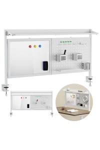 Obrázok pre Dělící stůl / organizér Ergo Office, max. zatížení 10 kg, bílá tabule, šířka 1116 mm, bílá, ER-301 W