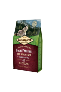 Obrázok pre CARNILOVE Cat Hairball Control Duck and pheasant - suché krmivo pro kočky - 2kg