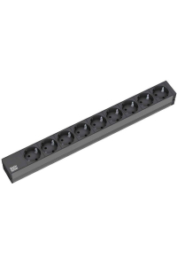 Bachmann 9x Schuko, 2m napájecí prodlužovačka 9 AC zásuvky / AC zásuvek Černá Obrázok pre Bachmann 9x Schuko, 2m napájecí prodlužovačka 9 AC zásuvky / AC zásuvek Černá