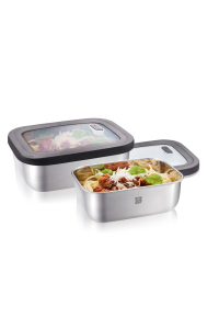 Obrázok pre Set of 2 PROVIDO rectangular containers