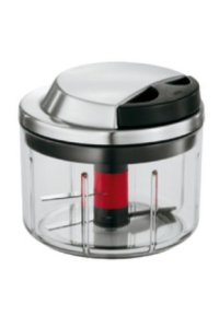 Obrázok pre RÖSLE 16272 ruční kuchyňský sekáček Černá, Červená, Nerezová ocel, Průhledná