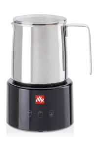 Illy 23760 Napěňovač a ohřívač mléka Černá, Nerezová ocel Obrázok pre Illy 23760 Napěňovač a ohřívač mléka Černá, Nerezová ocel