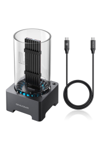 Obrázok pre GRAUGEAR G-M2DK-U4-40G dokovací stanice pro úložná zařízení USB 3.2 Gen 2 (3.1 Gen 2) Type-C Šedá