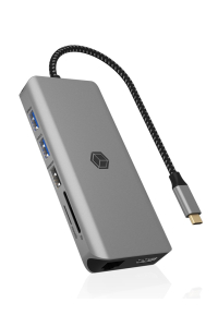 ICY BOX IB-DK4061-CPD Kabel USB 3.2 Gen 1 (3.1 Gen 1) Type-C Šedá Obrázok pre ICY BOX IB-DK4061-CPD Kabel USB 3.2 Gen 1 (3.1 Gen 1) Type-C Šedá