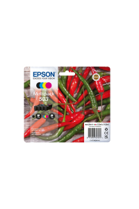 Obrázok pre Epson 503 inkoustová náplň 4 kusů Originální Standardní výtěžnost Černá, Azurová, Purpurová, Žlutá