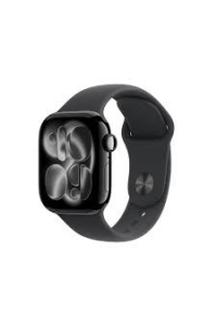 Obrázok pre Apple Watch Series 11Â GPSÂ 42mmÂ Jet Black Aluminium Case with Black Sport Band - S/M