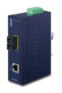 PLANET IFT-802T konvertor síťové kabeláže 200 Mbit/s 1310 nm Modrá Obrázok pre PLANET IFT-802T konvertor síťové kabeláže 200 Mbit/s 1310 nm Modrá