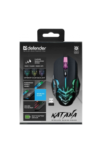 Obrázok pre WIRELESS MOUSE DEFENDER KATANA GM-511 RF 3200DPI 7P