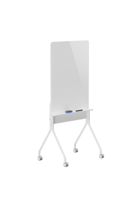 Obrázok pre Mobilní tabule Ergo Office se suchým stíráním, vertikální orientace, bílá, jednostranná, s policí, rozměry tabule 1190x790 mm, ER-305