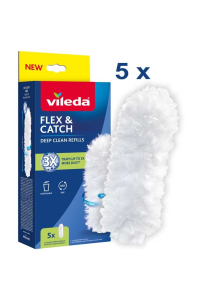 Obrázok pre Náhradní vložky do smetáčku Vileda Flex&Catch, 5 ks.