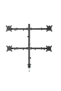Gembird MA-D4-01 Nastavitelné rameno pro 4 monitory (otočení, naklápění, otáčení), 13”–32”, až 10 kg na monitor Obrázok pre Gembird MA-D4-01 Nastavitelné rameno pro 4 monitory (otočení, naklápění, otáčení), 13”–32”, až 10 kg na monitor