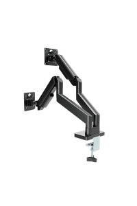 Gembird MA-DA2-06 Nastavitelné rameno pro dvojitý monitor na stůl 17 Obrázok pre Gembird MA-DA2-06 Nastavitelné rameno pro dvojitý monitor na stůl 17