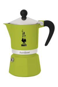 Obrázok pre Bialetti Rainbow Moka konvička Černá, Zelená