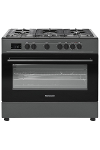 Obrázok pre Plynový a elektrický sporák Ravanson KWGE-K90 Cheff Modern Black (černý)