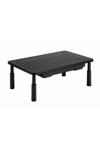 Obrázok pre Gembird MS-TABLE-D-01 Nastavitelný stojan na monitor se zásuvkou (obdélníkový)