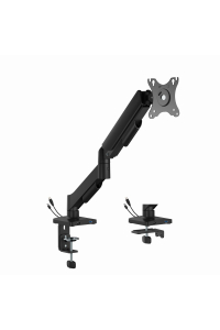 Gembird MA-DA1U-01 Nastavitelné rameno pro upevnění stolního displeje s USB porty, 17”–32”, černé Obrázok pre Gembird MA-DA1U-01 Nastavitelné rameno pro upevnění stolního displeje s USB porty, 17”–32”, černé