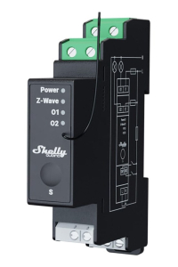 Obrázok pre Shelly Qubino Wave Pro 2PM​ napěťové relé Černá