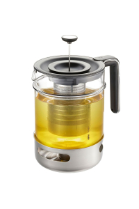 Obrázok pre GEFU T-PREP Jediná konvice 1500 ml Černá, Nerezová ocel, Průhledná