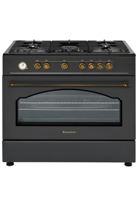 Obrázok pre Plynový a elektrický sporák Ravanson Retro KWGE–90AR (černý)