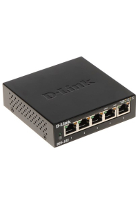 D-Link DGS-105 Nespravované L2 Gigabit Ethernet (10/100/1000) Černá Obrázok pre D-Link DGS-105 Nespravované L2 Gigabit Ethernet (10/100/1000) Černá