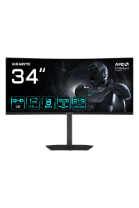 GIGABYTE GS34WQCA EK počítačový monitor 86,4 cm (34 Obrázok pre GIGABYTE GS34WQCA EK počítačový monitor 86,4 cm (34