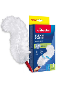 Obrázok pre Vileda prachovka s krátkou rukojetí + 2 náplně Flex&Catch