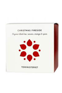 Černý sypaný čaj Christmas Fireside 100 g – Teministeriet Obrázok pre Černý sypaný čaj Christmas Fireside 100 g – Teministeriet