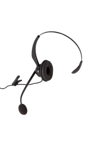 Obrázok pre Auerswald COMfortel H-200 Sluchátka s mikrofonem Kabel Přes hlavu Kancelář / call centrum USB Typ-A Černá