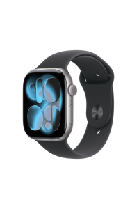 Apple Watch Series 11 OLED 46 mm Digitální 416 x 496 px Dotyková obrazovka Šedá Wi-Fi GPS Obrázok pre Apple Watch Series 11 OLED 46 mm Digitální 416 x 496 px Dotyková obrazovka Šedá Wi-Fi GPS