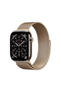 Apple Watch Series 11 GPS + Cellular 46mm Gold Titanium Case with Gold Milanese Loop - M/L Obrázok pre Apple Watch Series 11 GPS + Cellular 46mm Gold Titanium Case with Gold Milanese Loop - M/L
