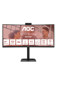 Obrázok pre AOC E4 CU34E4CW počítačový monitor 86,4 cm (34