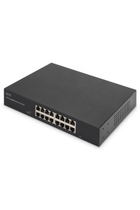 Obrázok pre Digitus DN-80112-2 síťový přepínač Nespravované Gigabit Ethernet (10/100/1000) Černá