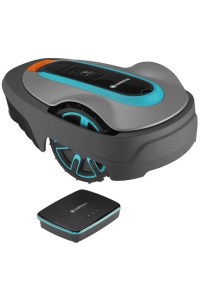 Gardena 19605-60 sekačka na trávu Robotická sekačka na trávu Baterie Černá, Zelená, Šedá Obrázok pre Gardena 19605-60 sekačka na trávu Robotická sekačka na trávu Baterie Černá, Zelená, Šedá