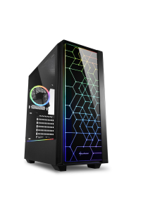 Obrázok pre Sharkoon RGB LIT 100 Midi Tower Černá