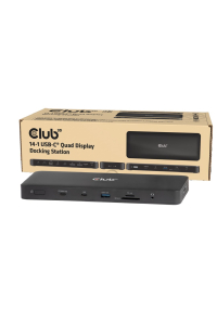 Obrázok pre CLUB3D 14-1 USB-C Quad Display Docking Station Dokovací USB4