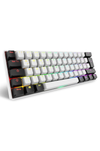 Obrázok pre Sharkoon SGK50 S4 klávesnice Domácí USB QWERTZ Německý Bílá