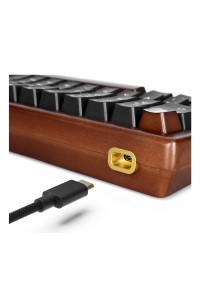 Obrázok pre Sharkoon 100068100 klávesnice Kancelář USB QWERTZ Německý Dřevo