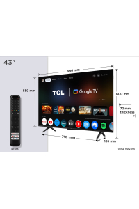 TCL P7K 43P7K televizor 109,2 cm (43 Obrázok pre TCL P7K 43P7K televizor 109,2 cm (43