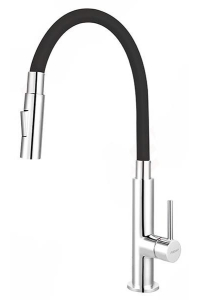 Kitchen tap Zorba Slim 2F black Obrázok pre Kitchen tap Zorba Slim 2F black