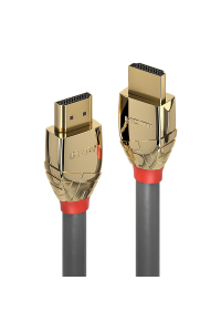 Obrázok pre Lindy 37865 HDMI kabel 7,5 m HDMI Typ A (standardní) Zlato, Šedá