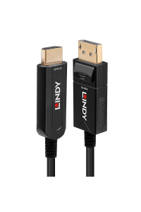Obrázok pre Lindy 38492 adaptér k video kabelům 30 m DisplayPort HDMI Typ A (standardní) Černá
