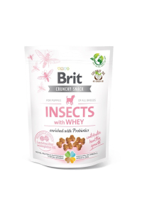BRIT Care Crunchy snack Puppy Insects - pamlsek pro psa - 200g Obrázok pre BRIT Care Crunchy snack Puppy Insects - pamlsek pro psa - 200g