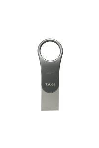 Obrázok pre Silicon Power Mobile C80 USB paměť 128 GB USB Type-A / USB Type-C 3.0 (3.1 Gen 1) Titanium