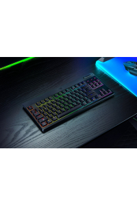 Razer BlackWidow V4 Low-Profile Tenkeyless HyperSpeed klávesnice Hraní USB + RF Wireless + Bluetooth QWERTY US Mezinárodní Černá Obrázok pre Razer BlackWidow V4 Low-Profile Tenkeyless HyperSpeed klávesnice Hraní USB + RF Wireless + Bluetooth QWERTY US Mezinárodní Černá
