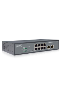 Digitus DN-95323-1 síťový přepínač Nespravované Fast Ethernet (10/100) Podpora napájení po Ethernetu (PoE) Šedá Obrázok pre Digitus DN-95323-1 síťový přepínač Nespravované Fast Ethernet (10/100) Podpora napájení po Ethernetu (PoE) Šedá