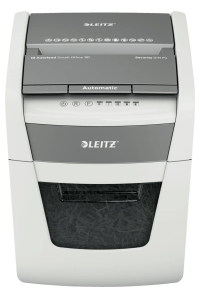 Leitz Autofeed 50X P4 Small Office skartovačka Příčné skartování 55 dB 22 cm Bílá Obrázok pre Leitz Autofeed 50X P4 Small Office skartovačka Příčné skartování 55 dB 22 cm Bílá