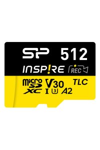 Silicon Power Inspire 512 GB MicroSDXC UHS-I Třída 10 Obrázok pre Silicon Power Inspire 512 GB MicroSDXC UHS-I Třída 10