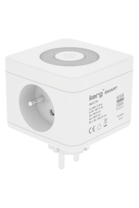 KERG SMART – NAPÁJECÍ KOSTKA SE 2 ZÁSUVKAMI + NABÍJEČKA USB-A+USB-C + LED LAMPKA 16A/250V~ M02730 Obrázok pre KERG SMART – NAPÁJECÍ KOSTKA SE 2 ZÁSUVKAMI + NABÍJEČKA USB-A+USB-C + LED LAMPKA 16A/250V~ M02730