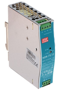 Obrázok pre Power Supply NDR-75-12 Mean Well